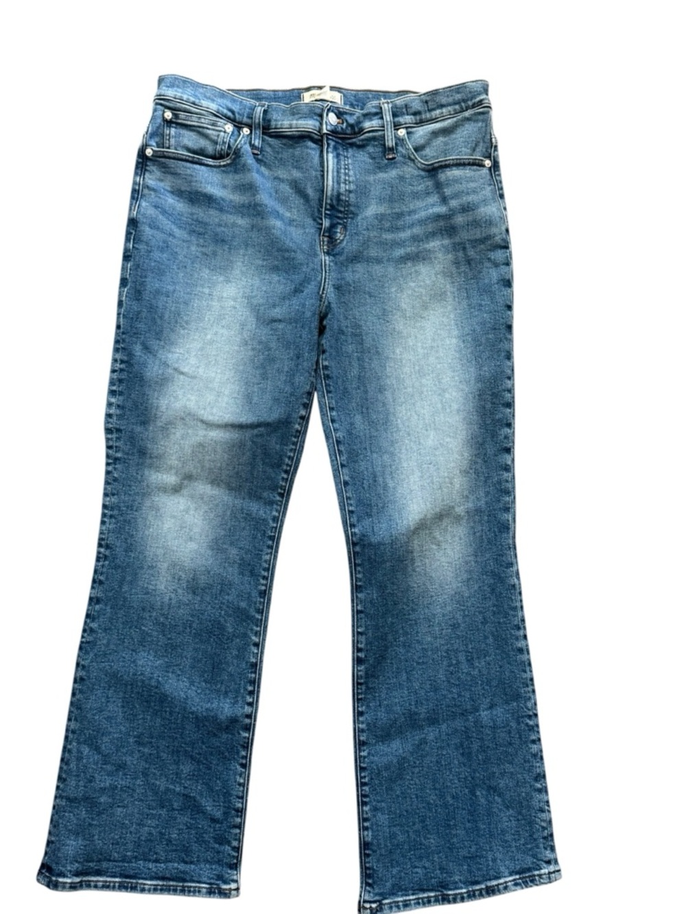 Madewell mid-rise kick out jeans size 33 TALL